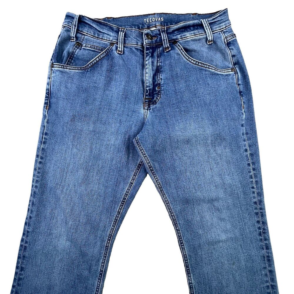 Tecovas Relaxed Jeans Mens 31x32 Blue Denim Western Cowboy Stretch Comfort